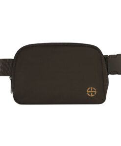 Unisex Athletica Nylon Waterproof Belt Bags by Soul Lifestyle - Coffee