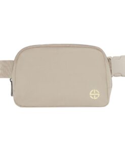 Unisex Athletica Nylon Waterproof Belt Bags by Soul Lifestyle - Ivory