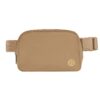 Unisex Athletica Nylon Waterproof Belt Bags by Soul Lifestyle - Light Brown