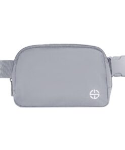 Unisex Athletica Nylon Waterproof Belt Bags by Soul Lifestyle - Light Grey