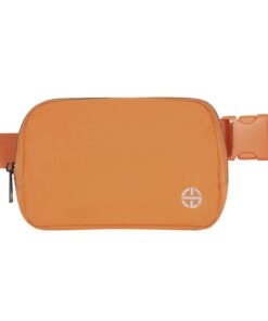 Unisex Athletica Nylon Waterproof Belt Bags by Soul Lifestyle - Orange