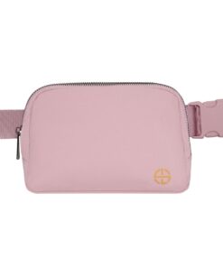 Unisex Athletica Nylon Waterproof Belt Bags by Soul Lifestyle - Pink