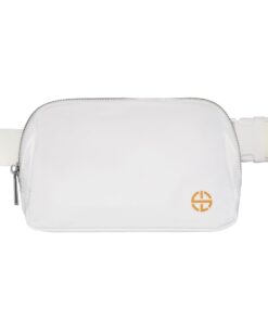 Unisex Athletica Nylon Waterproof Belt Bags by Soul Lifestyle - White