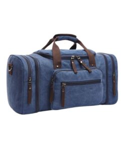 Unisex Canvas Luggage Duffle Bag 8642 - Blue