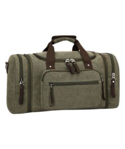 Unisex Canvas Luggage Duffle Bag 8642 - Green