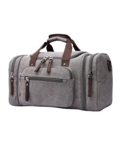 Unisex Canvas Luggage Duffle Bag 8642 - Grey