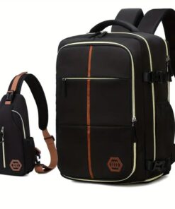 Unisex Large Capacity Waterproof and Dirt Resistant Backpack Set