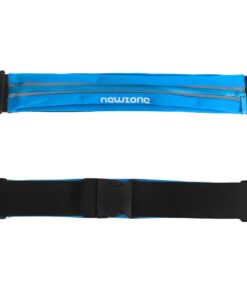 Unisex Reflective Slim Running Belt for Accessories for Phone, Keys, Nutrients - Blue