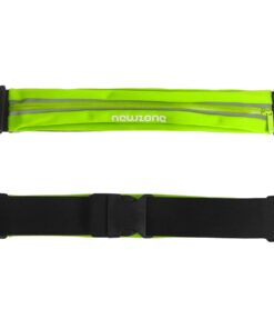 Unisex Reflective Slim Running Belt for Accessories for Phone, Keys, Nutrients - Green
