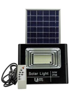 United - 50W LED Floodlight With Solar panel
