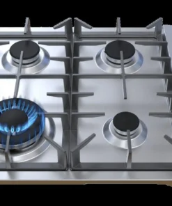 Univa 4 Burner Gas Hob Silver UGH641S