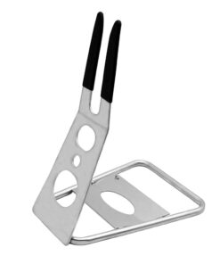 Universal Bicycle Floor Type Hub Mount Parking Repair Rack Stand - Silver