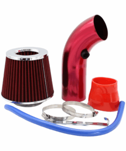Universal Cold Air Intake Induction Pipe Hose With Filter Kit SY-LQQ0114A - Red