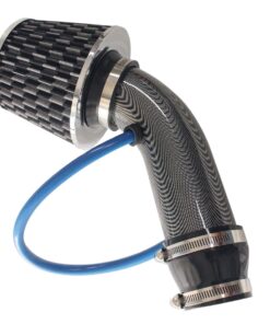 Universal High Performance Cold Air Intake Cone Filter Kit 76MM Diameter - All Carbon