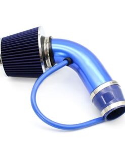 Universal High Performance Cold Air Intake Cone Filter Kit 76mm Diameter - Blue