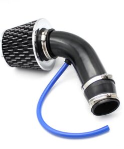 Universal High Performance Cold Air Intake Cone Filter Kit 76mm Diameter - Carbon