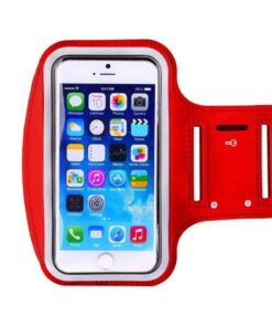 Universal Phone Pouch Armband For Sports - 5.5 Inch - Red