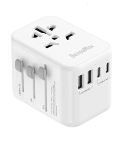 Universal Travel Adapter Charger AC Plug USA EU UK AU USB Type-C BezosMax