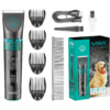 Upgraded 5 Speeds IPX 7 Ceramic Blade Professional Pet Clipper