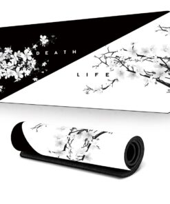 Upgraded Large Size Anti-Slip Life&Death Gaming Mouse Pad Office Desk Mat