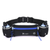 Upgraded Running Belt with 2 Water Bottles - Waist pack - Blue