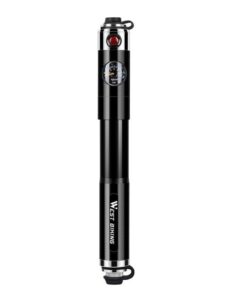 Upgraded Two-way Aluminum 160PSI Bicycle Pump with Pressure Release