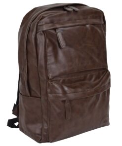 Urban Man Navigator PU Backpack - Chocolate Brown