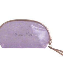 Urban Muse Halfmoon Jelly Cosmetic Bag - Lilac & Rosegold