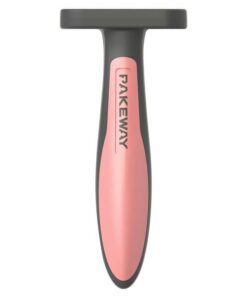 UrbanPets - Cats/Dog Hair Brush for Shedding and Grooming Hair Trimmer - Pink