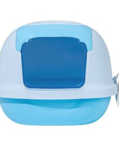 UrbanPets - Fully Enclosed Hooded Cat Litter Box with Litter Scoop