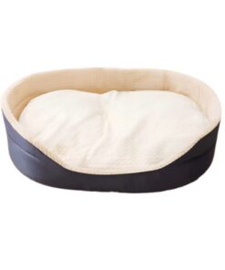 UrbanPets - Reversible Cat Dog Pet Bed with Removable Soft Fleece Pillow - L