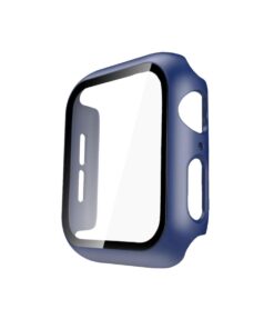 URK 38mm Apple Watch Glass Protector with Bumper - BLUE