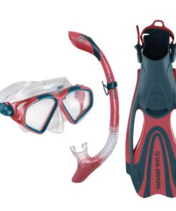U.S. Divers Cozumel TX II - Adult Snorkeling Set - Coral/Grey - S