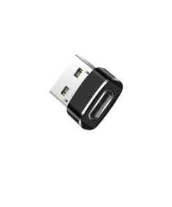 USB 2.0 Male to Type-C Female Adapter, For iPhone 11 Samsung 10 S20 Huawei.