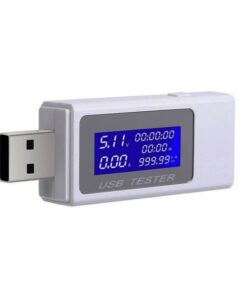 USB Charging Port Voltage and Current Testing Meter with Timer QC2.0 QC3.0