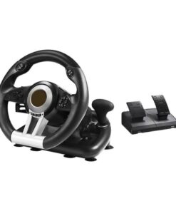 USB Game Racing Steering Wheel With Pedals And Gear Controller