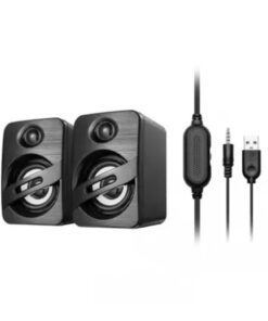 USB Powered Stereo Desktop/Laptop Speakers with 3.5mm AUX B4299