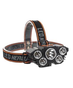 USB Rechargeable Headlamp - 5 LED Headlight Torch