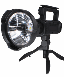 USB Rechargeable LED Pistol Torch & Tarantula Tripod - 4 Light Modes