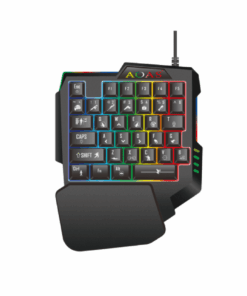 USB Wired One Handed RGB Gaming Keyboard