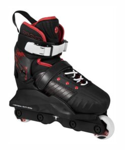 Usd Transformer Kids Size Adjustable Aggressive Inline Skates - Black Red - UK 3.5