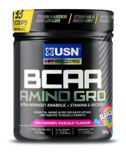USN BCAA Amino Gro 200g  Wild Berries Rascals