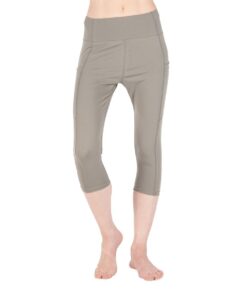 USWC High Waist 3/4 Tights With 2 Side Pockets - Grey - XS