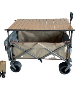 Utility Wagon with Convertible Outdoor Table Heavy Duty for Outdoor