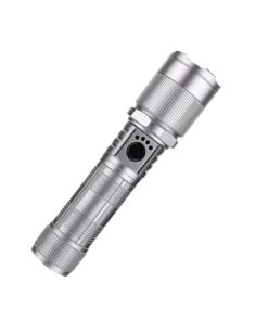 Uuname 3000 Lumens Led Torch Rechargeable Flashlight 5 Mode Super Bright-70 - Silver