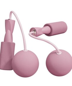Uuname Ropeless Cordless Weighted Skipping Rope Jump Rope Workout-330 - Pink