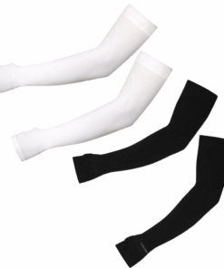 UV Protection Fashion Sleeves - Set of 2 - Black / White