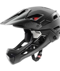 Uvex Jakkyl HDE Black Mat-Silver Cycling Helmet - M