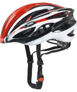 uvex Race 1 Red White Cycling Helmet 51-55cm - M/L