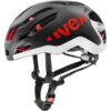 Uvex Race 9 Cycling Helmet - Black/Red - L-XL
